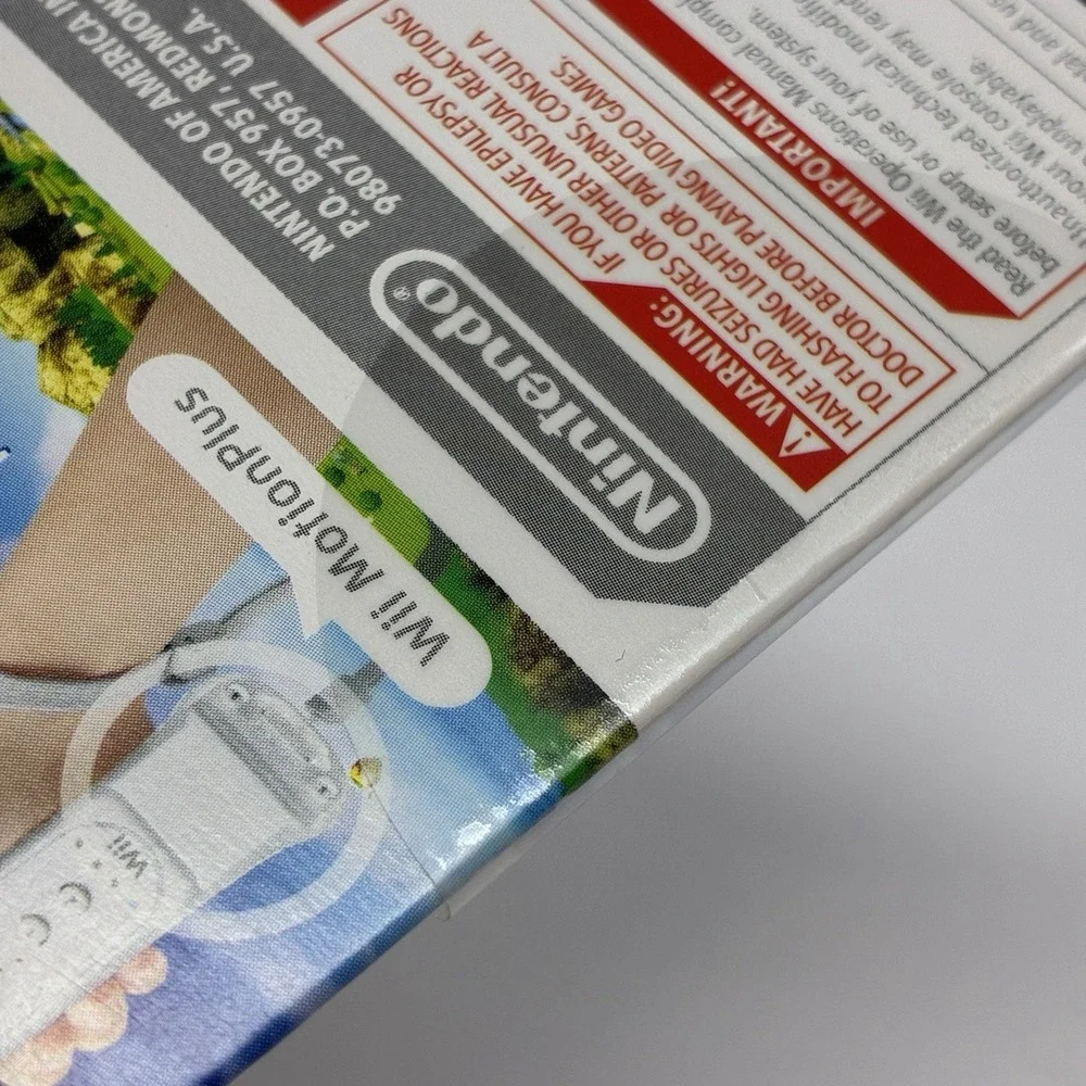 Wii Sports Resort Nintendo Wii Brand New Factory Sealed Cardboard Sleeve Manual